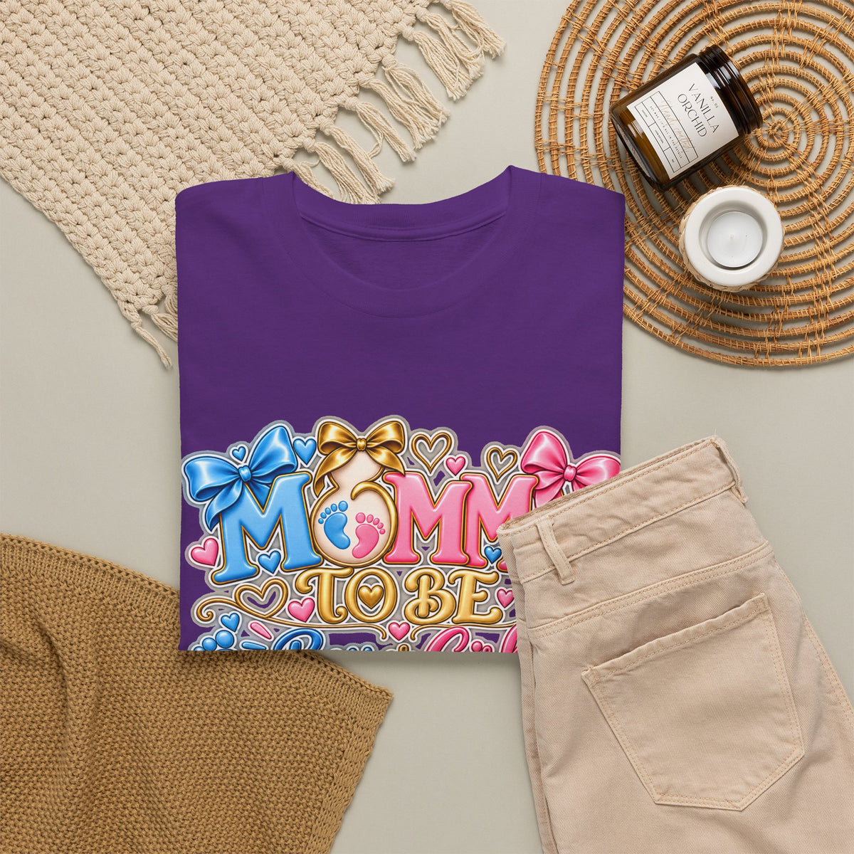 Mommy To Be Gender Reveal Tee — "Boy or Girl? We Can't Wait to Meet You" Pregnancy Shirt
