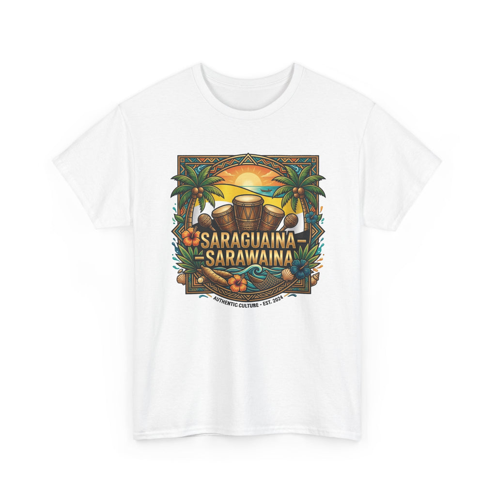 Saraguaina -Sarawaina Tropical Sunset T-Shirt