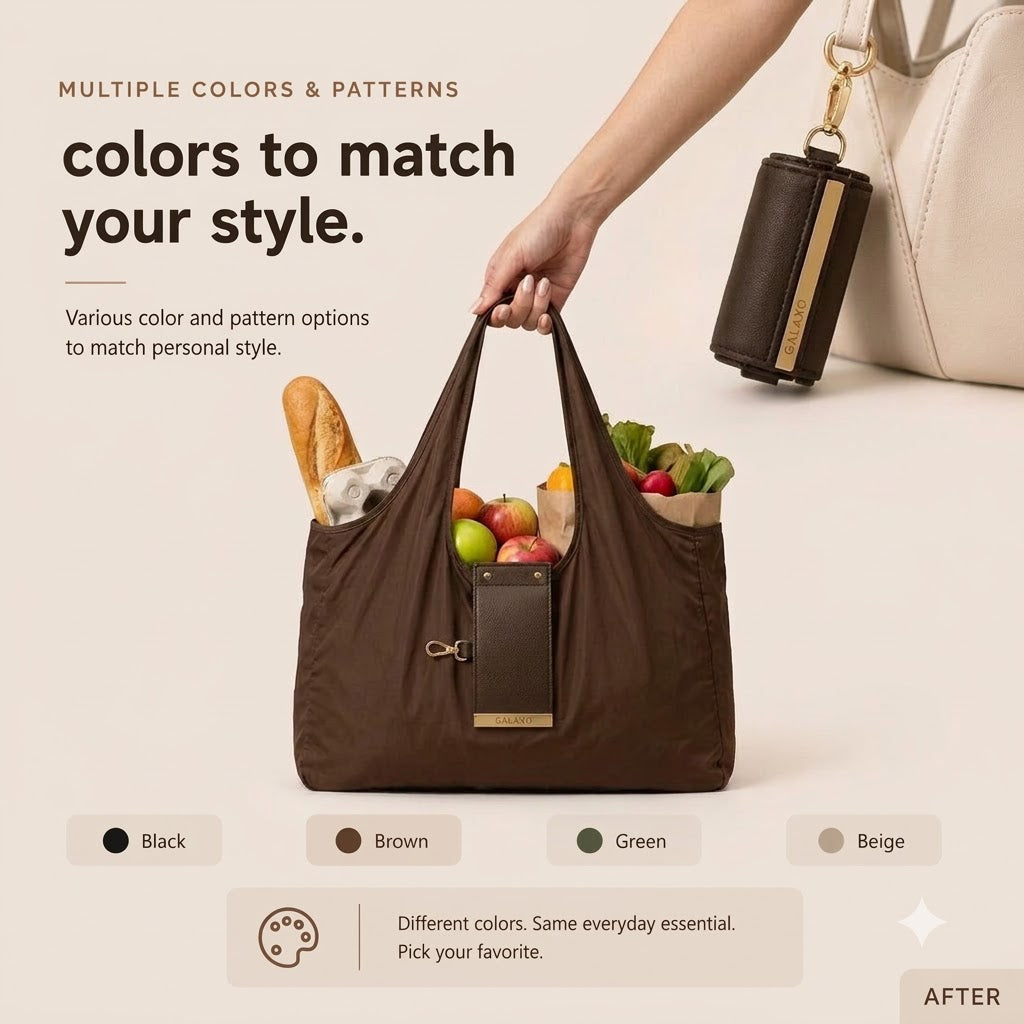 Galaxo Keychain Tote — Folds Small, Carries Big