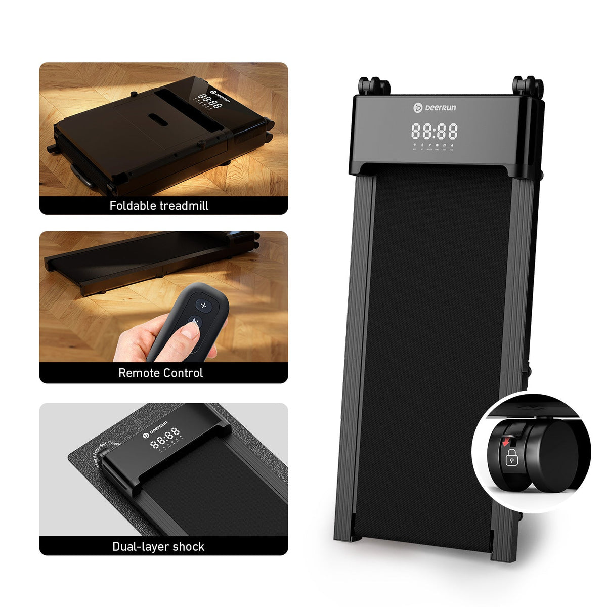 DeerRun Z20 walking pad treadmill - view 10