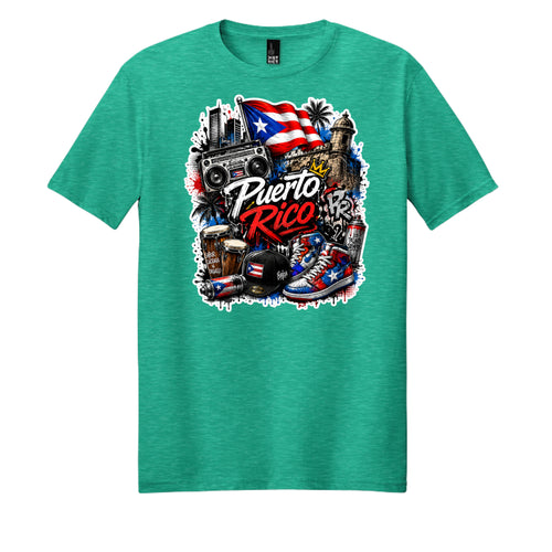Boricua Pride Vintage Streetwear Tee — Puerto Rican Pride T-Shirt