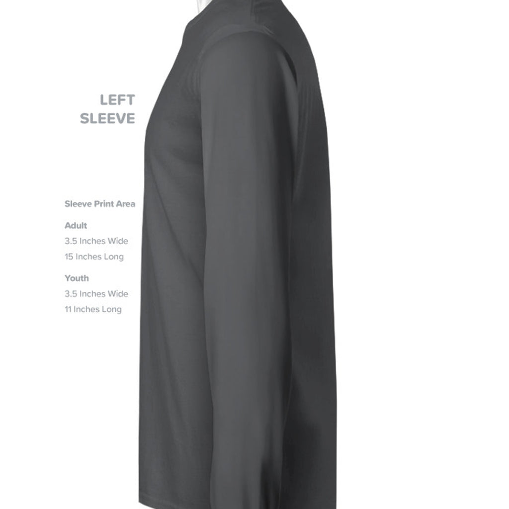 DARK GREY HEATHER - 6501B - SLEEVE_LEFT