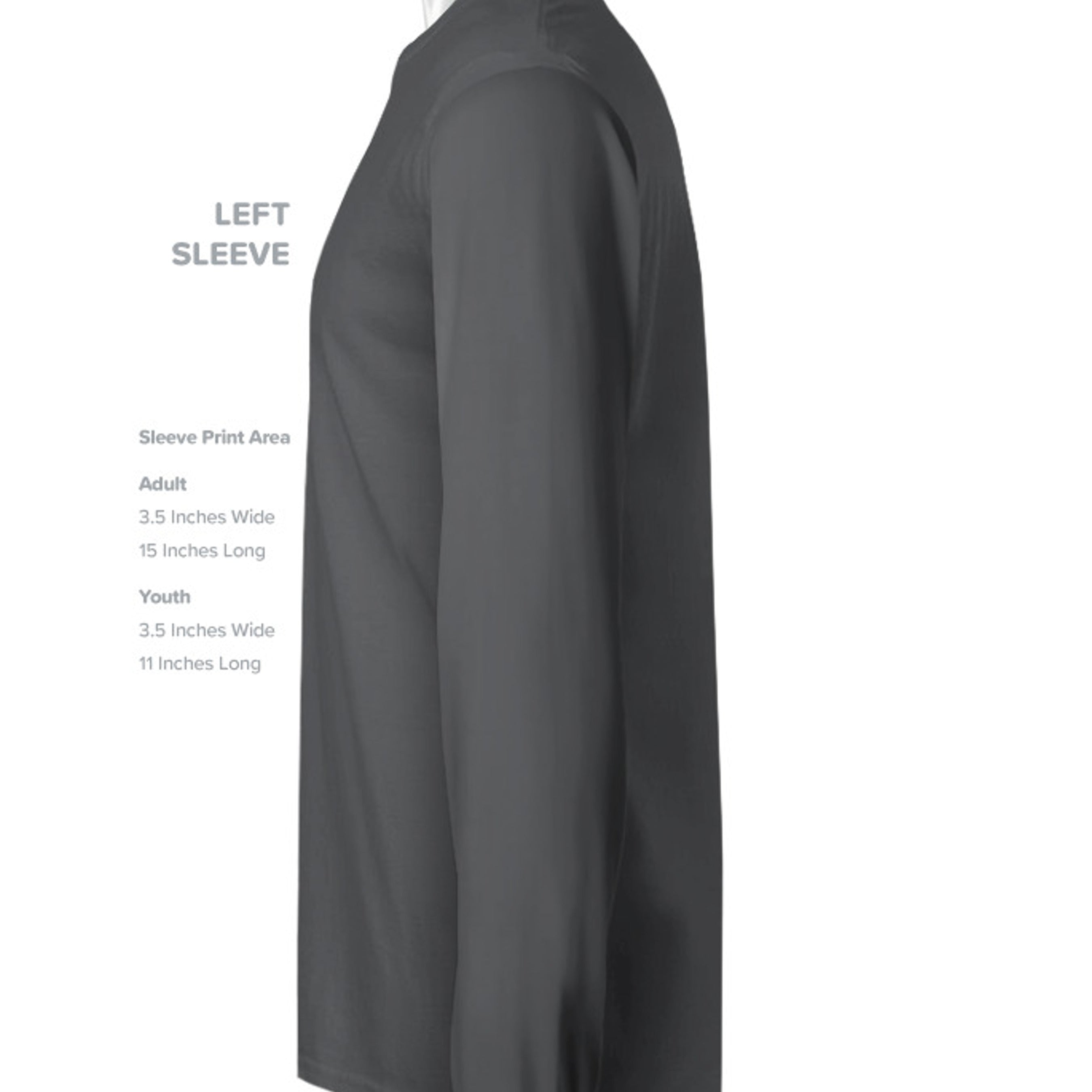 DARK GREY HEATHER - 6501B - SLEEVE_LEFT