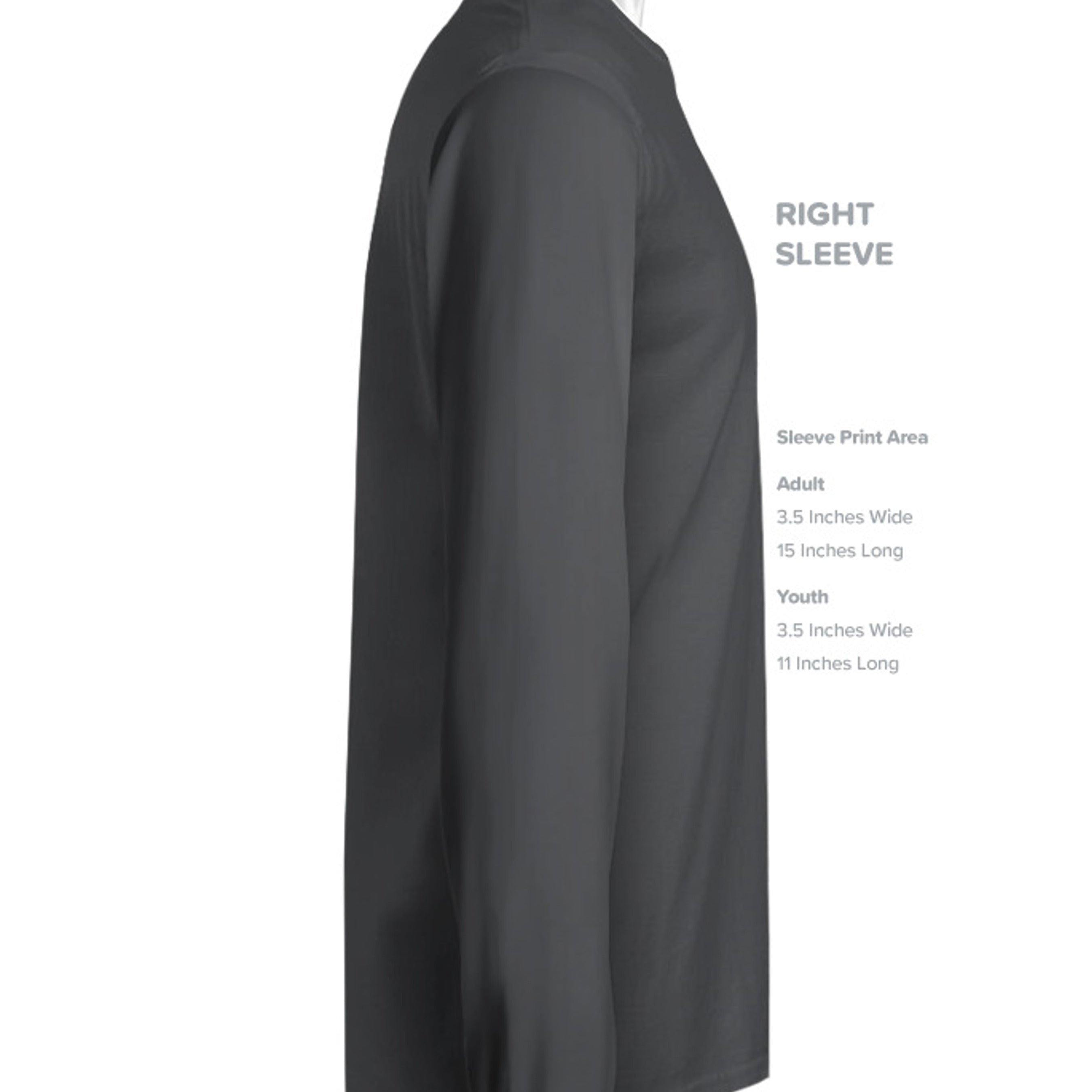 DARK GREY HEATHER - 6501B - SLEEVE_RIGHT